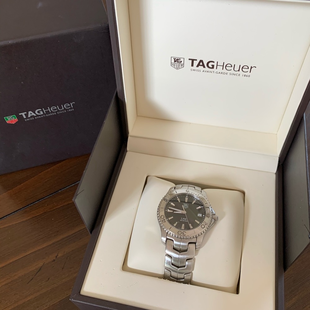 Authentic Tag Heuer Black Face Link Men’s Watch